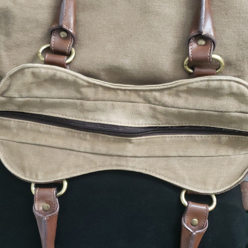 SALE ❤ Suede/Cloth Handbag - Picture 8 of 11